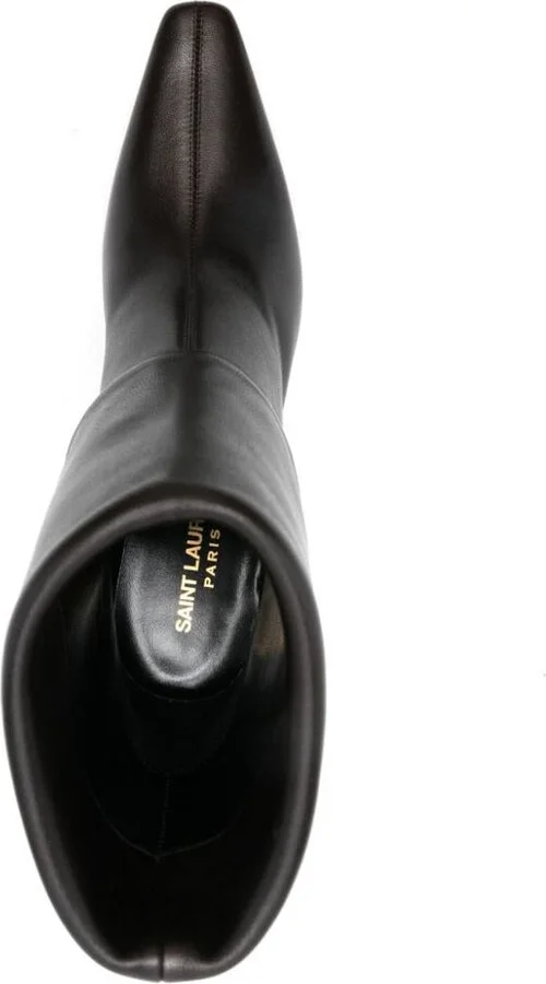 Saint Laurent Niki Leather Boots - Image 2
