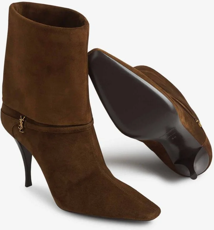 Saint Laurent Niki Logo Boots - Image 4