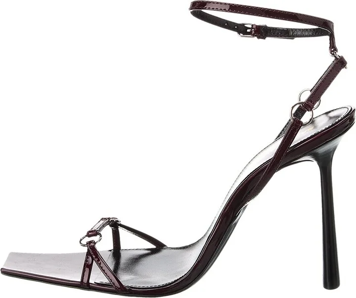 Saint Laurent Nova 105 Patent Slingback Sandal - Image 2