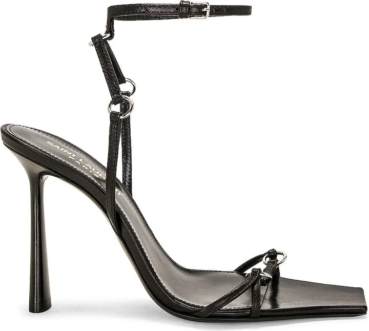 Saint Laurent Nova Sandal in Black