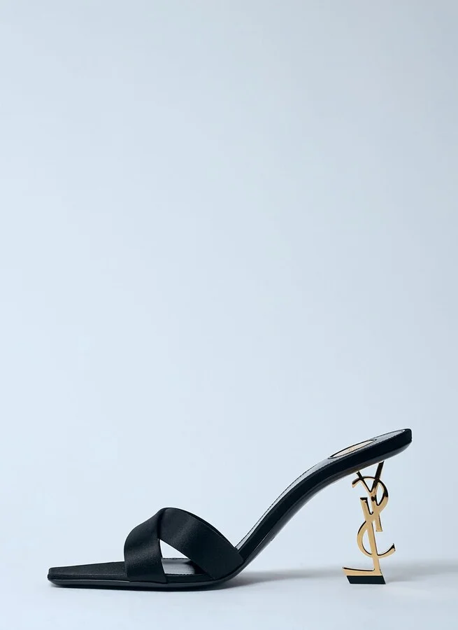 Saint Laurent Opyum 85 Sandals - Woman Heels Black Eu - 38 - Image 4