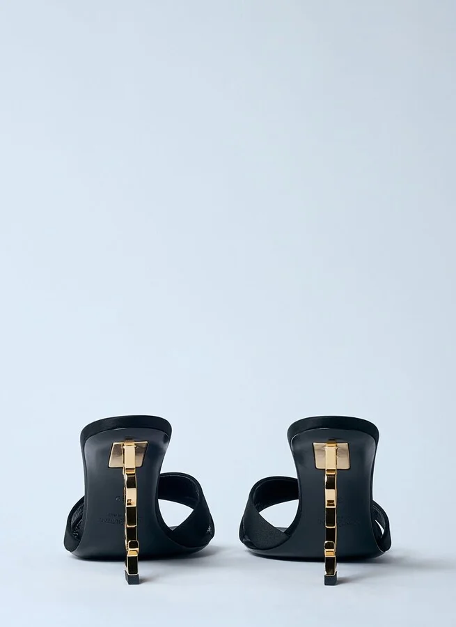 Saint Laurent Opyum 85 Sandals - Woman Heels Black Eu - 38 - Image 5