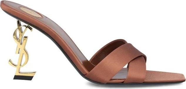 Saint Laurent Opyum Open Toe Mules