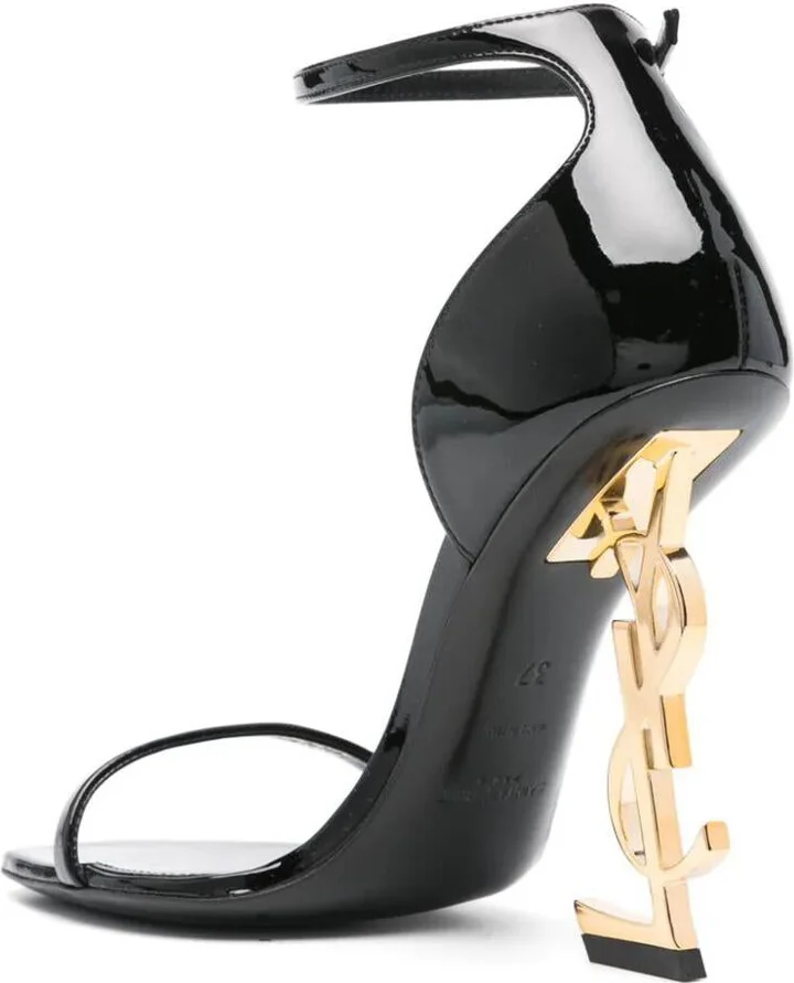 Saint Laurent Opyum Patent Leather Sandals Shoes - Image 2