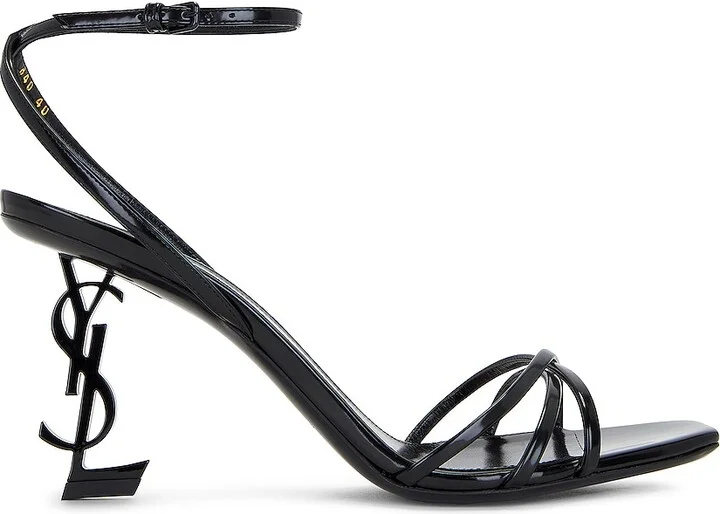 Saint Laurent Opyum Sandal in Black