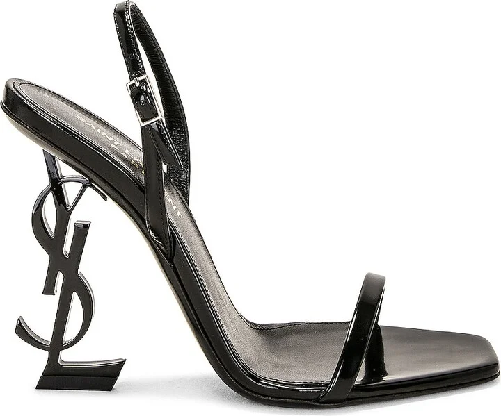 Saint Laurent Opyum Sandal in Black