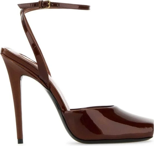 Saint Laurent Orhand Peep Toe Sandals