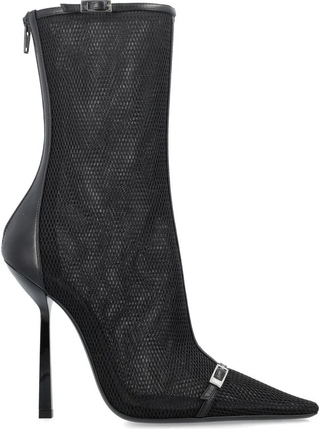 Saint Laurent Oxalis Pointed Toe Boots