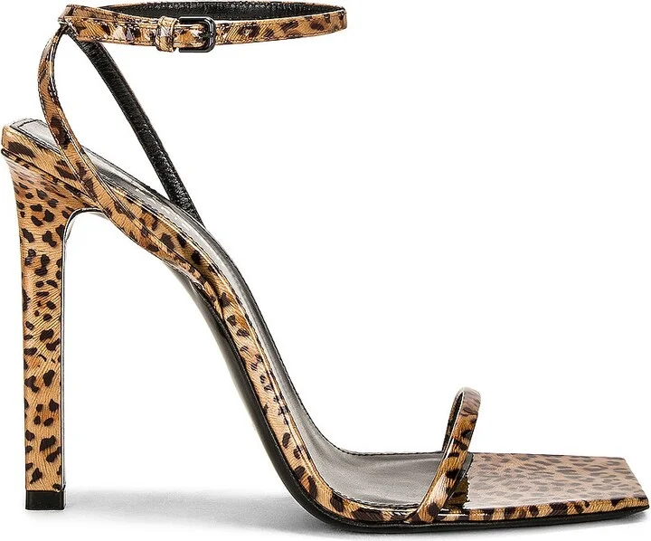 Saint Laurent Pam Sandal in Brown