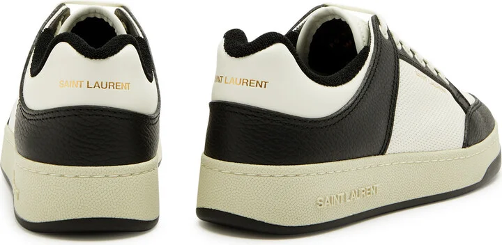 Saint Laurent Panelled Leather Sneakers - Image 3