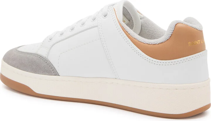 Saint Laurent Panelled Leather Sneakers - Image 2