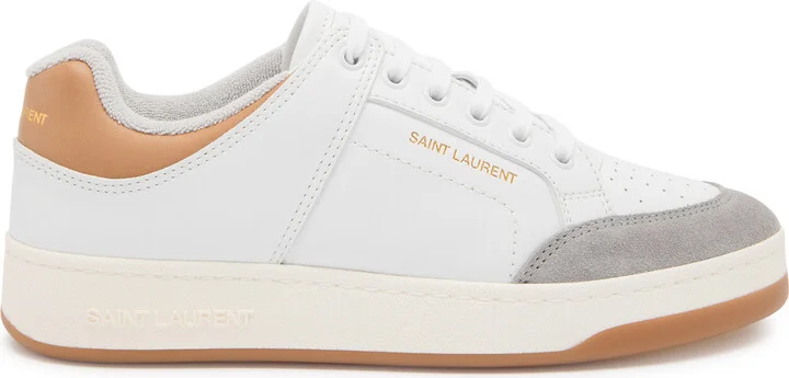 Saint Laurent Panelled Leather Sneakers