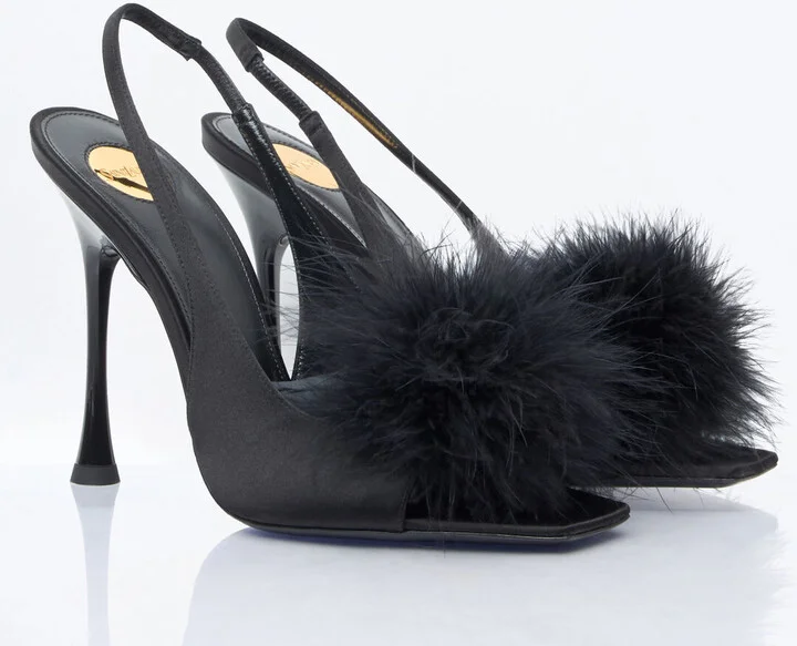 Saint Laurent Paradis Sandals - Woman Heels Black Eu - 38 - Image 3