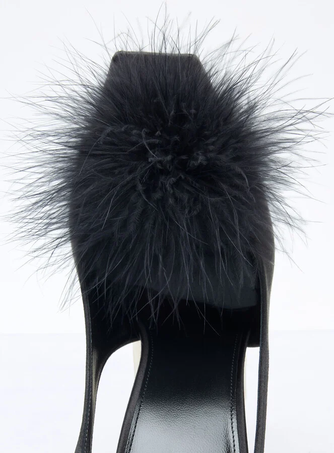 Saint Laurent Paradis Sandals - Woman Heels Black Eu - 38 - Image 7