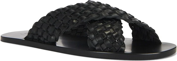 Saint Laurent Party Flat Sandal in Black - Image 2