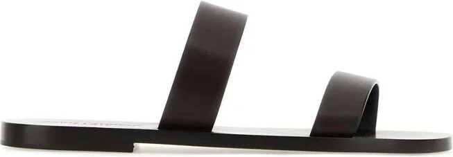 Saint Laurent Pepe Open Toe Slides