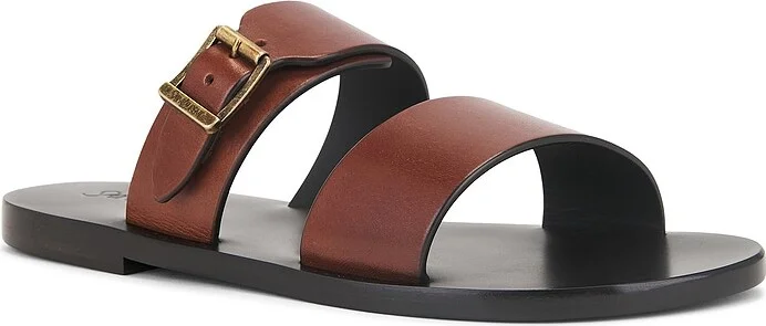 Saint Laurent Pepe Slide Sandal in Brown - Image 2