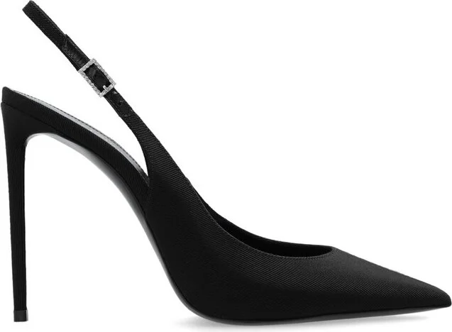 Saint Laurent Pointed Toe Slingback Pumps