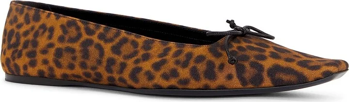 Saint Laurent Poppy Ballerina Flat in Brown - Image 2