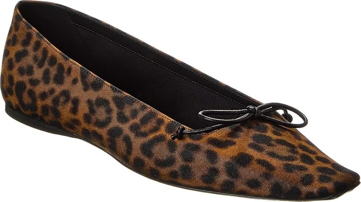 Saint Laurent Poppy Grosgrain Flat