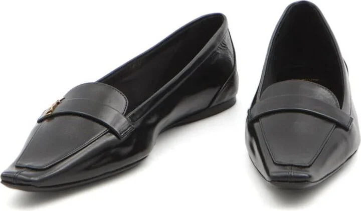 Saint Laurent Poppy Leather Ballets - Image 4