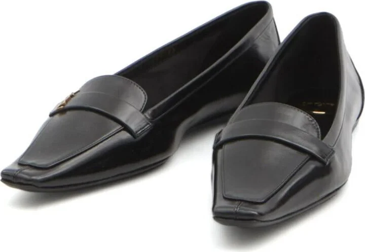 Saint Laurent Poppy Leather Ballets - Image 5