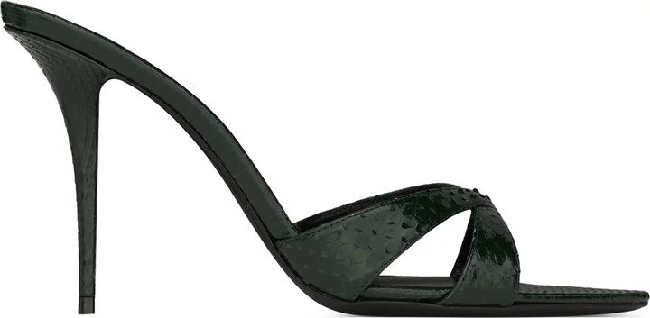 Saint Laurent Python Kirat Mules 95