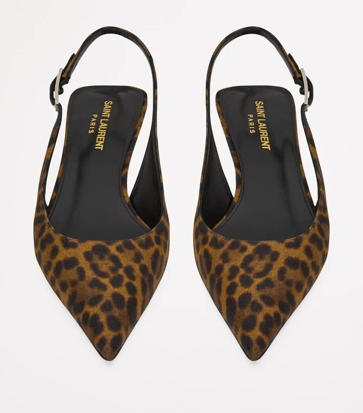 Saint Laurent Quarida Slingback Pumps 30 - Image 2