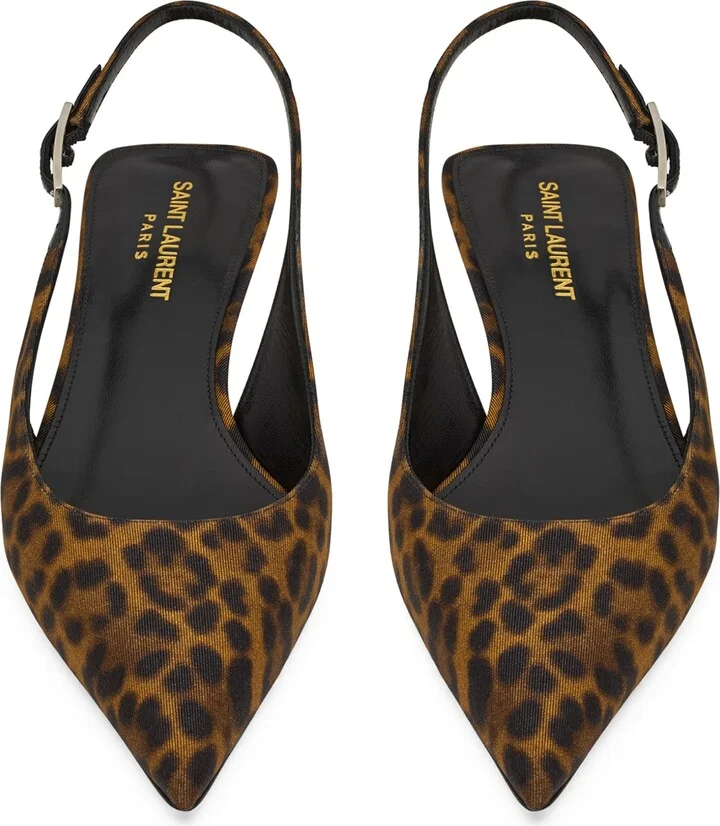 Saint Laurent Quarida Slingback Pumps 30 - Image 3