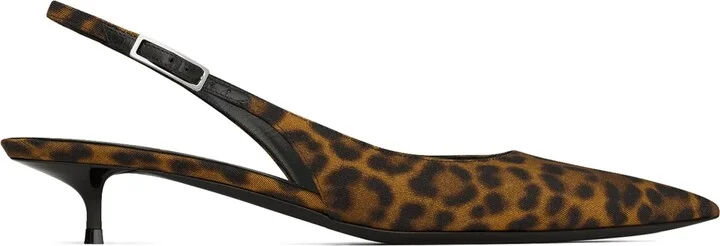 Saint Laurent Quarida Slingback Pumps 30