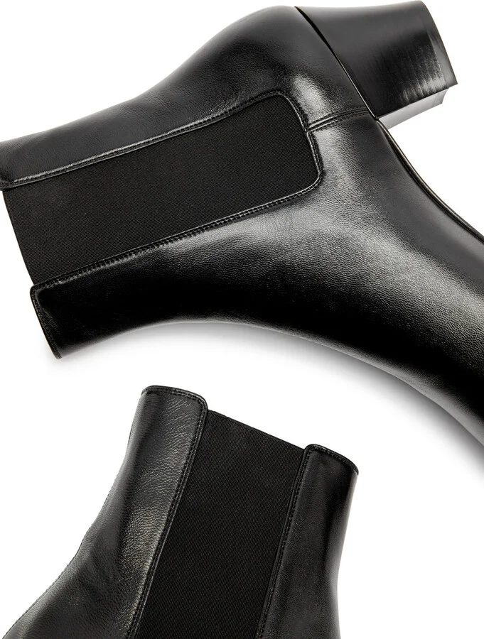 Saint Laurent Rainer 55 Leather Chelsea Boots - Image 4