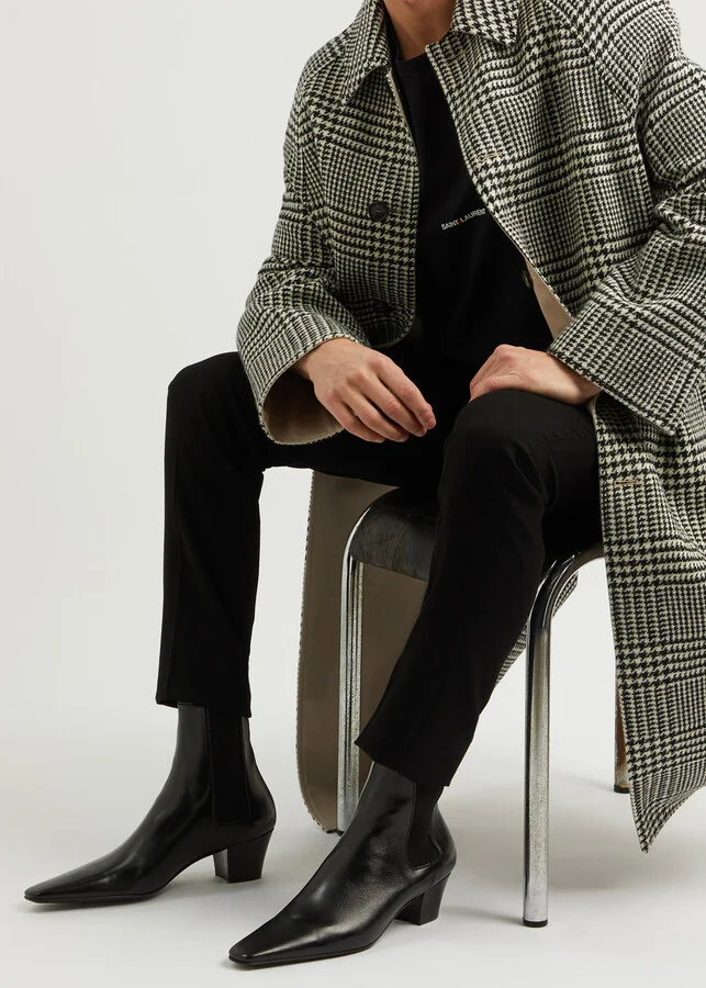 Saint Laurent Rainer 55 Leather Chelsea Boots - Image 5