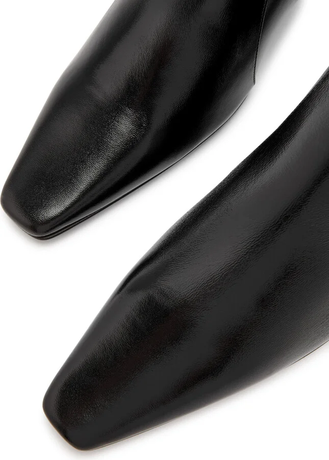 Saint Laurent Rainer 75 Patent Leather Ankle Boots - Image 3