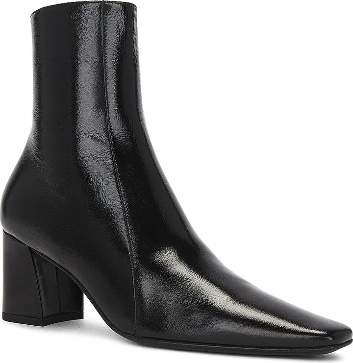 Saint Laurent Rainer Zipped Bootie in Black - Image 2