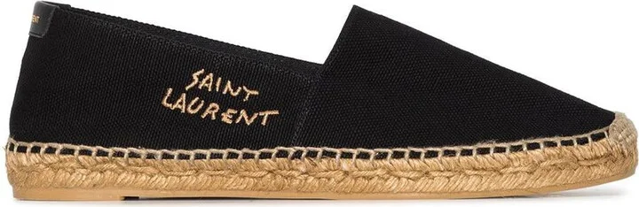 Saint Laurent Signature Canvas Espadrilles