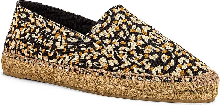 Saint Laurent Signature Espadrille Flats in Black - Image 2