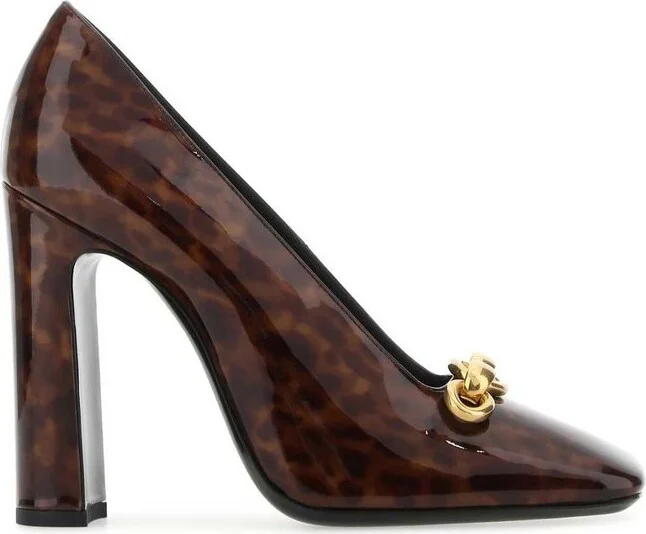 Saint Laurent Silvana Square Toe Pumps