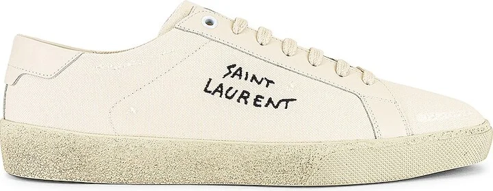 Saint Laurent SL/06 Sneaker in Ivory
