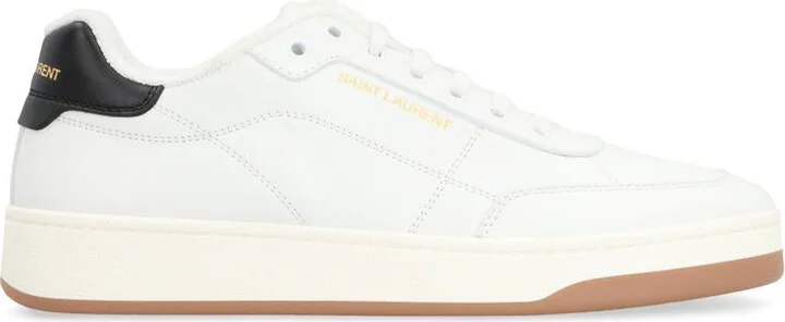 Saint Laurent Sl/61 Leather Low-Top Sneakers