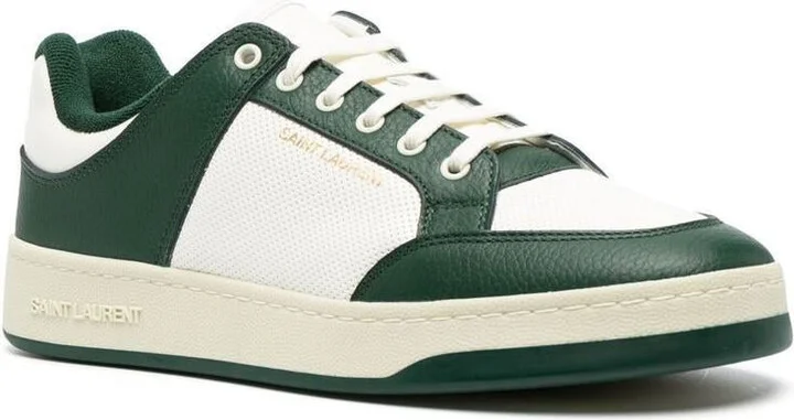 Saint Laurent Sl/61 Leather Sneakers - Image 3