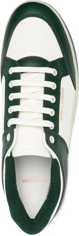 Saint Laurent Sl/61 Leather Sneakers - Image 4