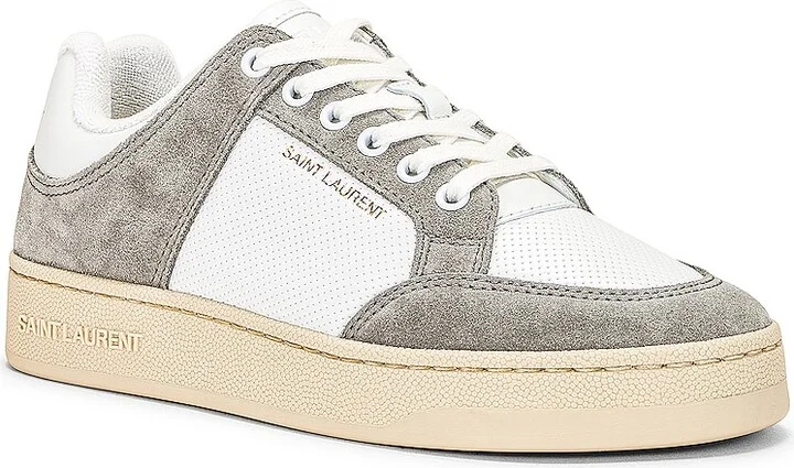 Saint Laurent SL 61 Low Sneakers in Grey - Image 2