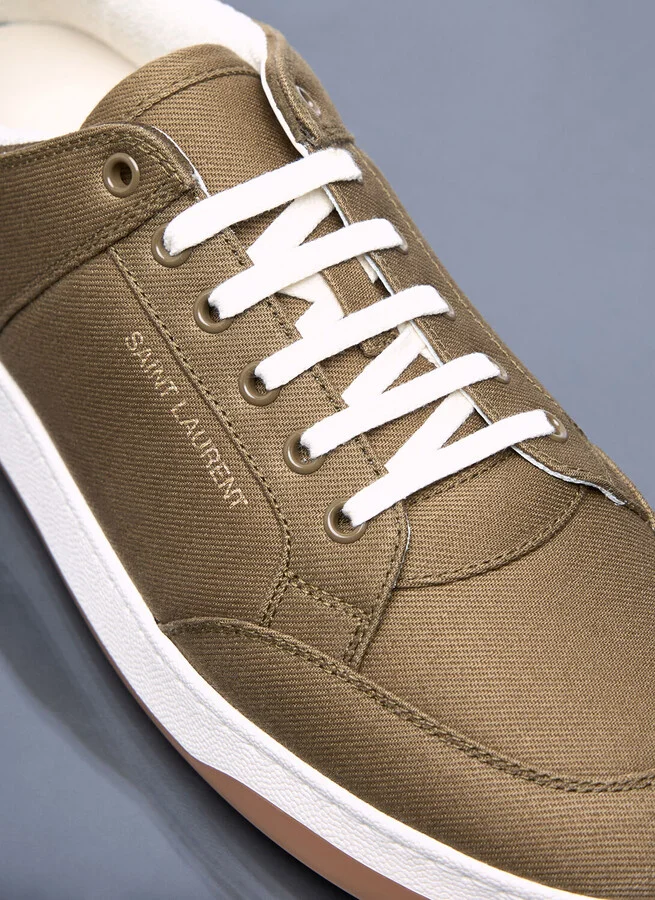 Saint Laurent Sl 61 Low Top Sneakers - Man Sneakers Green Eu - 45 - Image 2