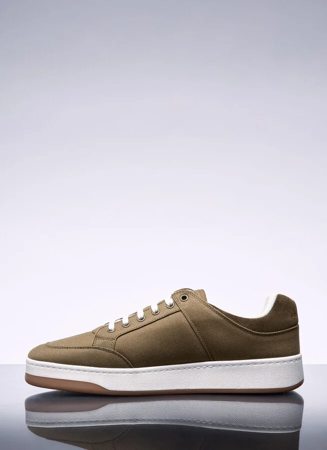 Saint Laurent Sl 61 Low Top Sneakers - Man Sneakers Green Eu - 45 - Image 4