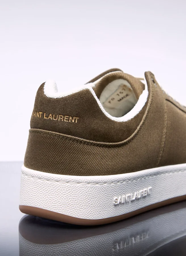 Saint Laurent Sl 61 Low Top Sneakers - Man Sneakers Green Eu - 45 - Image 5