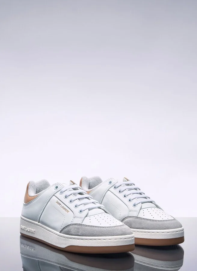 Saint Laurent Sl 61 Low Top Sneakers - Woman Sneakers White Eu - 35 - Image 3