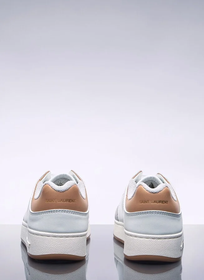 Saint Laurent Sl 61 Low Top Sneakers - Woman Sneakers White Eu - 35 - Image 5