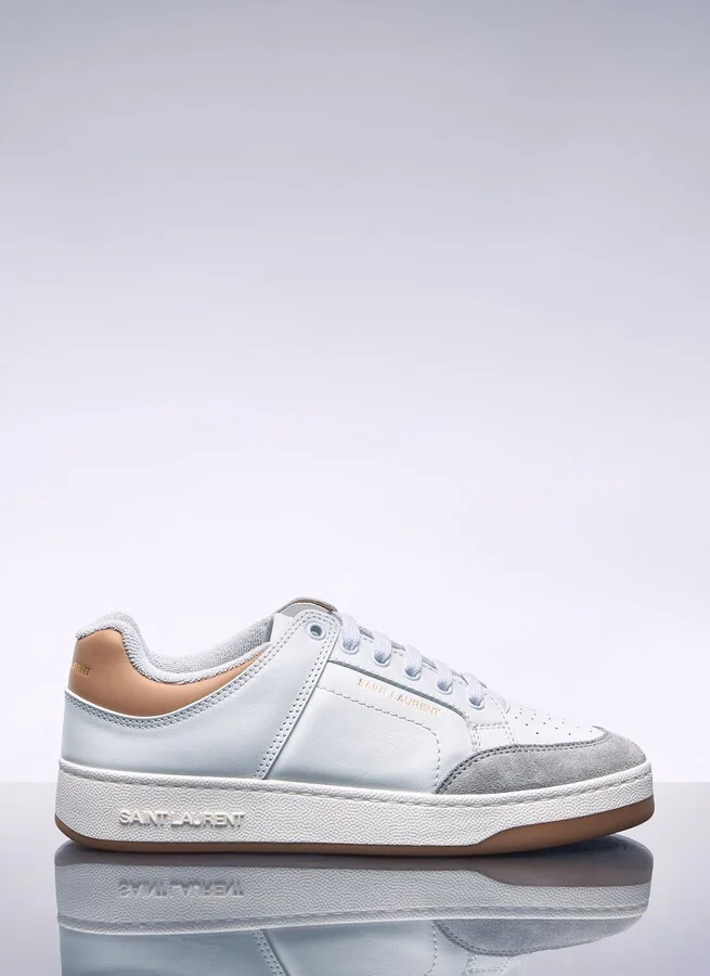 Saint Laurent Sl 61 Low Top Sneakers - Woman Sneakers White Eu - 35