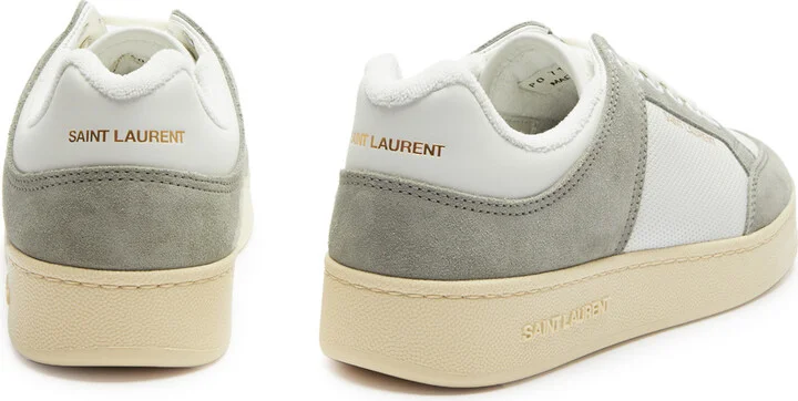 Saint Laurent SL/61 Panelled Leather Sneakers - Image 3