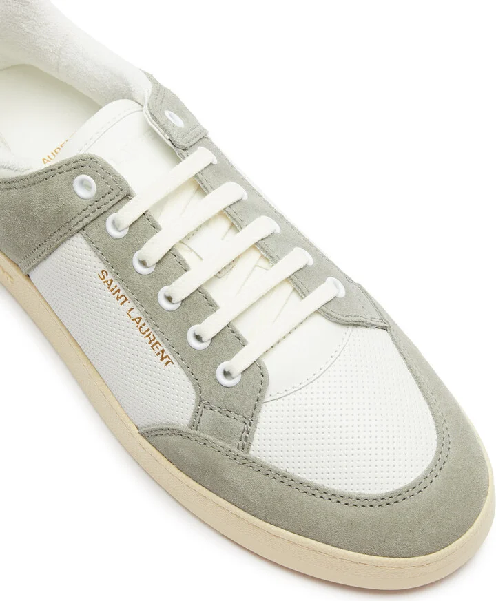Saint Laurent SL/61 Panelled Leather Sneakers - Image 4
